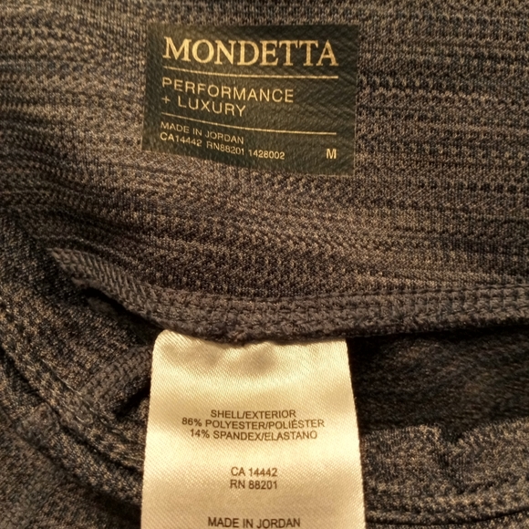 Mondetta pocket gray leggings size M - Picture 3 of 3